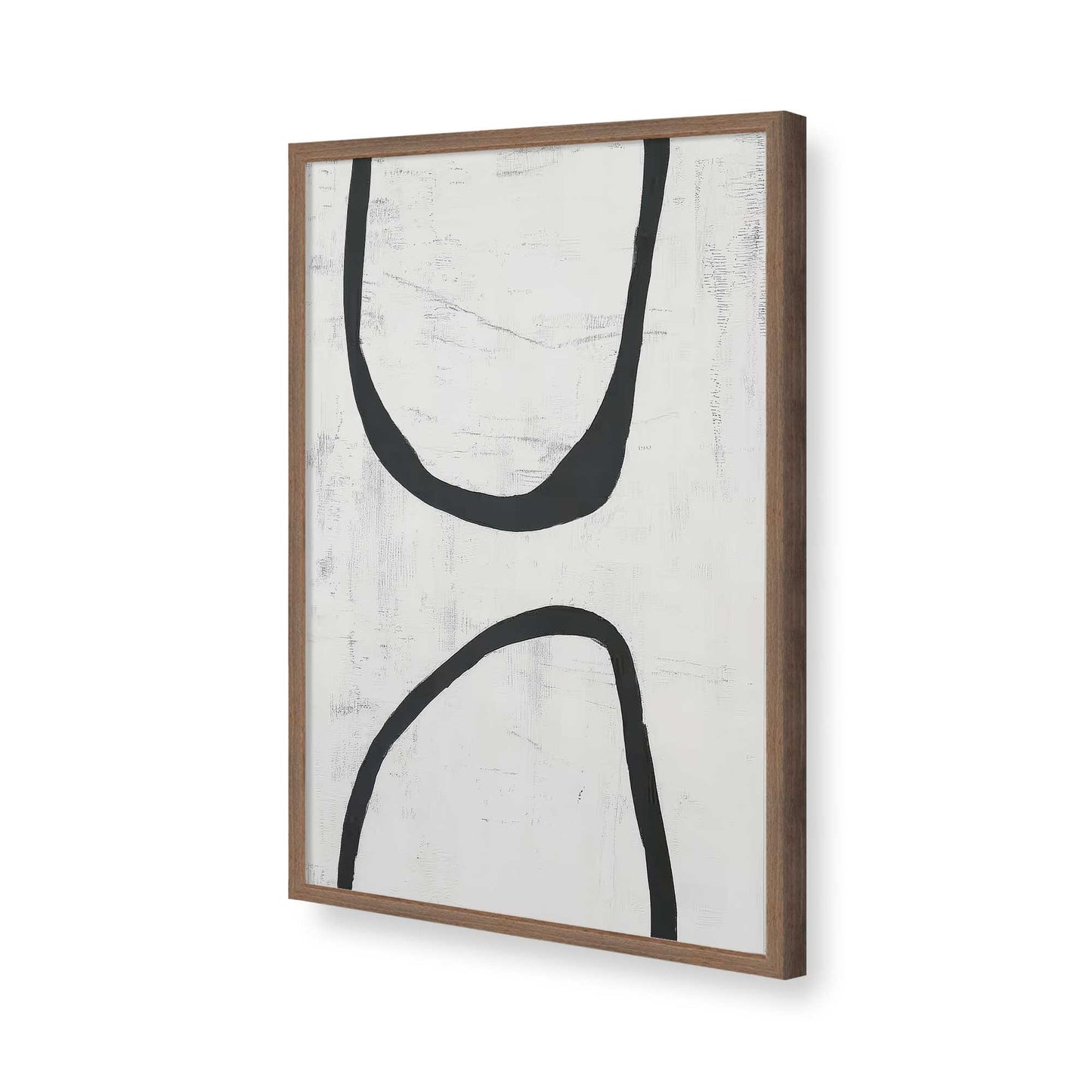[Color:Walnut], Picture of art in a Walnut frame of the corner