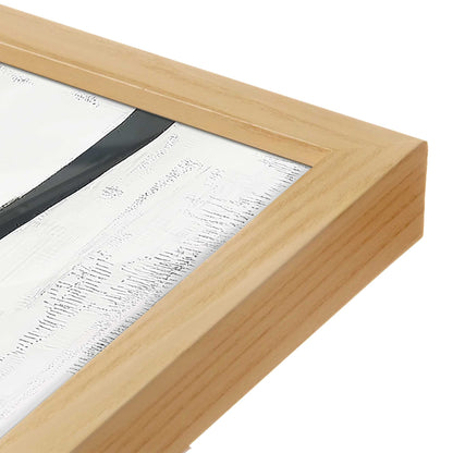 [Color:American Maple], Picture of art in a American Maple frame at an angle