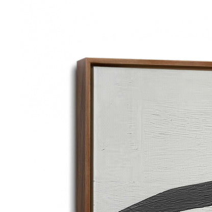[Color:Walnut], Picture of art in a Walnut frame at an angle