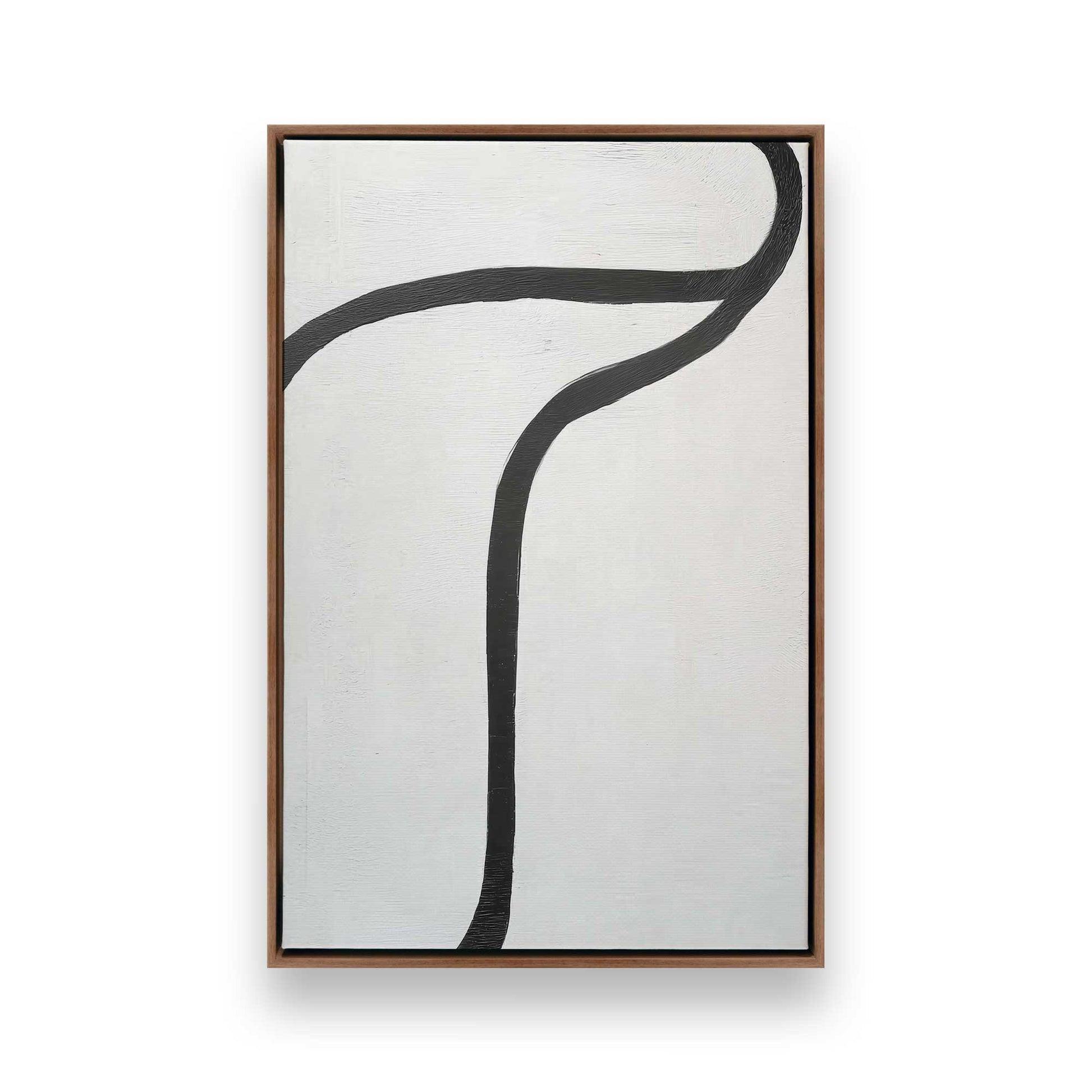 [Color:Walnut], Picture of art in a Walnut frame