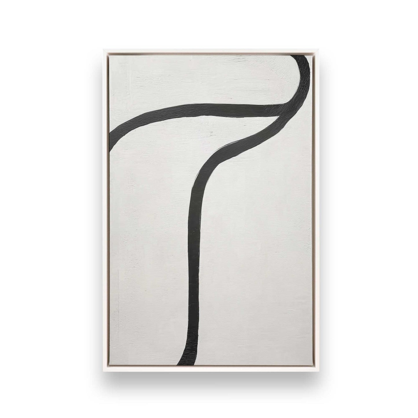 [Color:Opaque White], Picture of art in a White frame