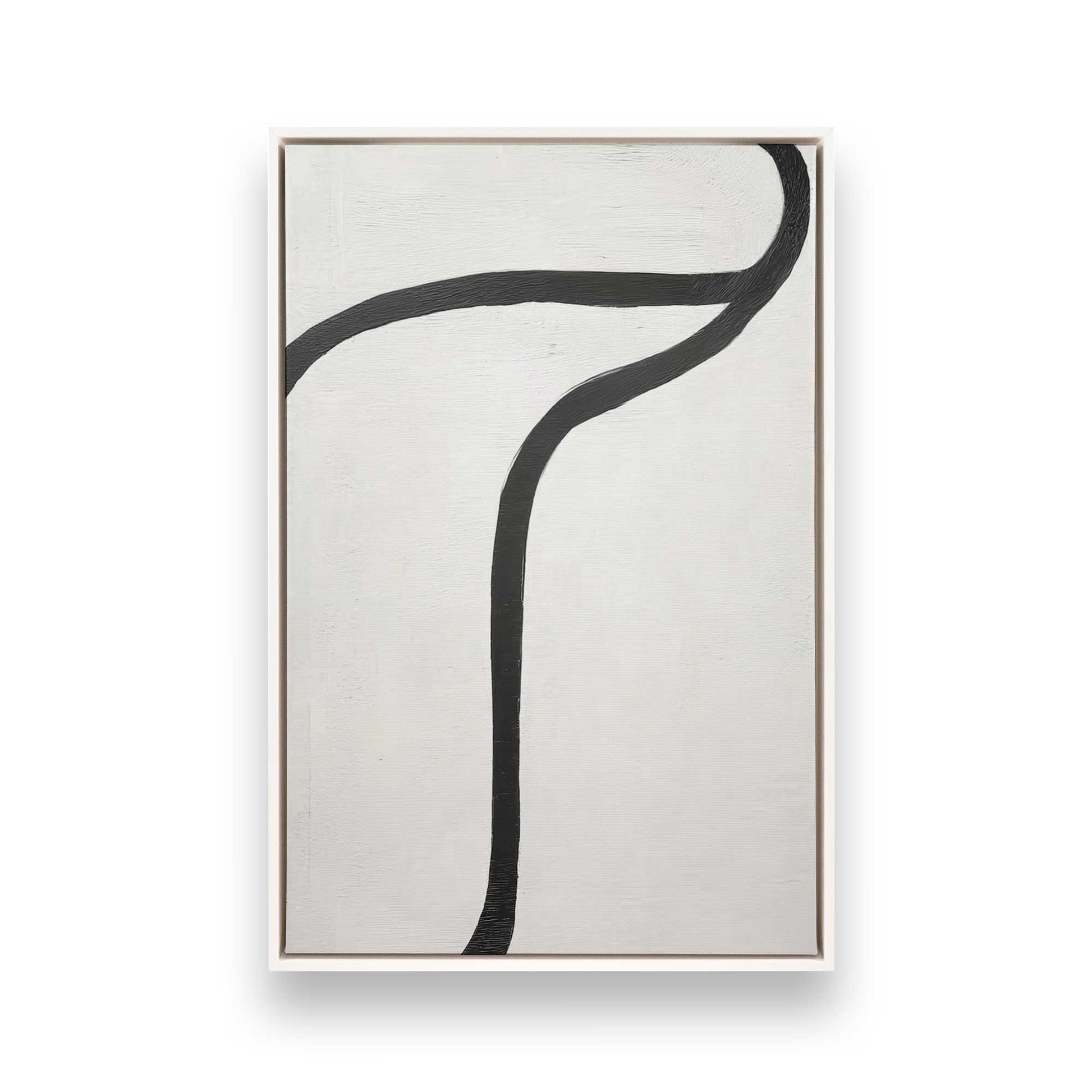 [Color:Opaque White], Picture of art in a White frame