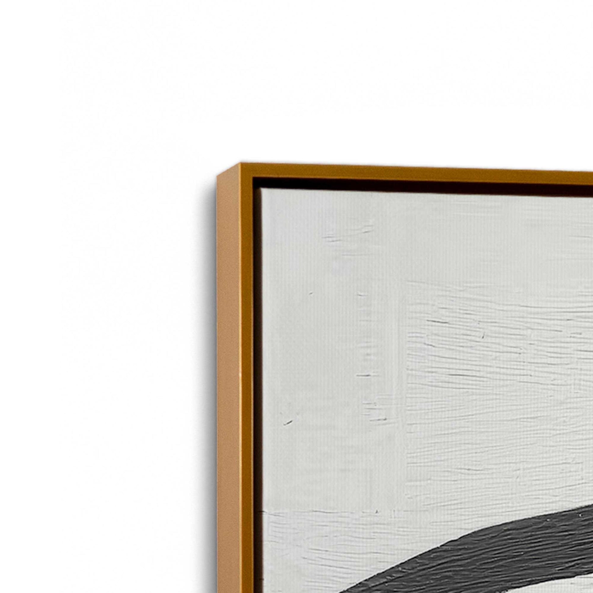 [Color:Polished Gold], Picture of art in a Polished Gold frame at an angle
