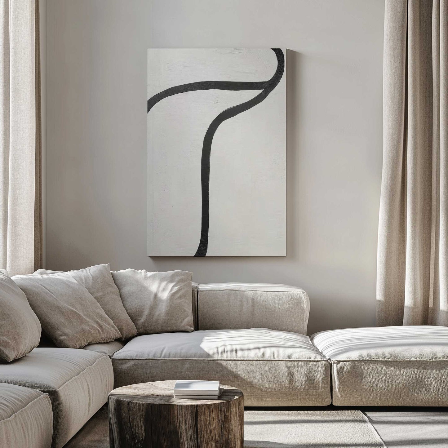 Picture of art in a room