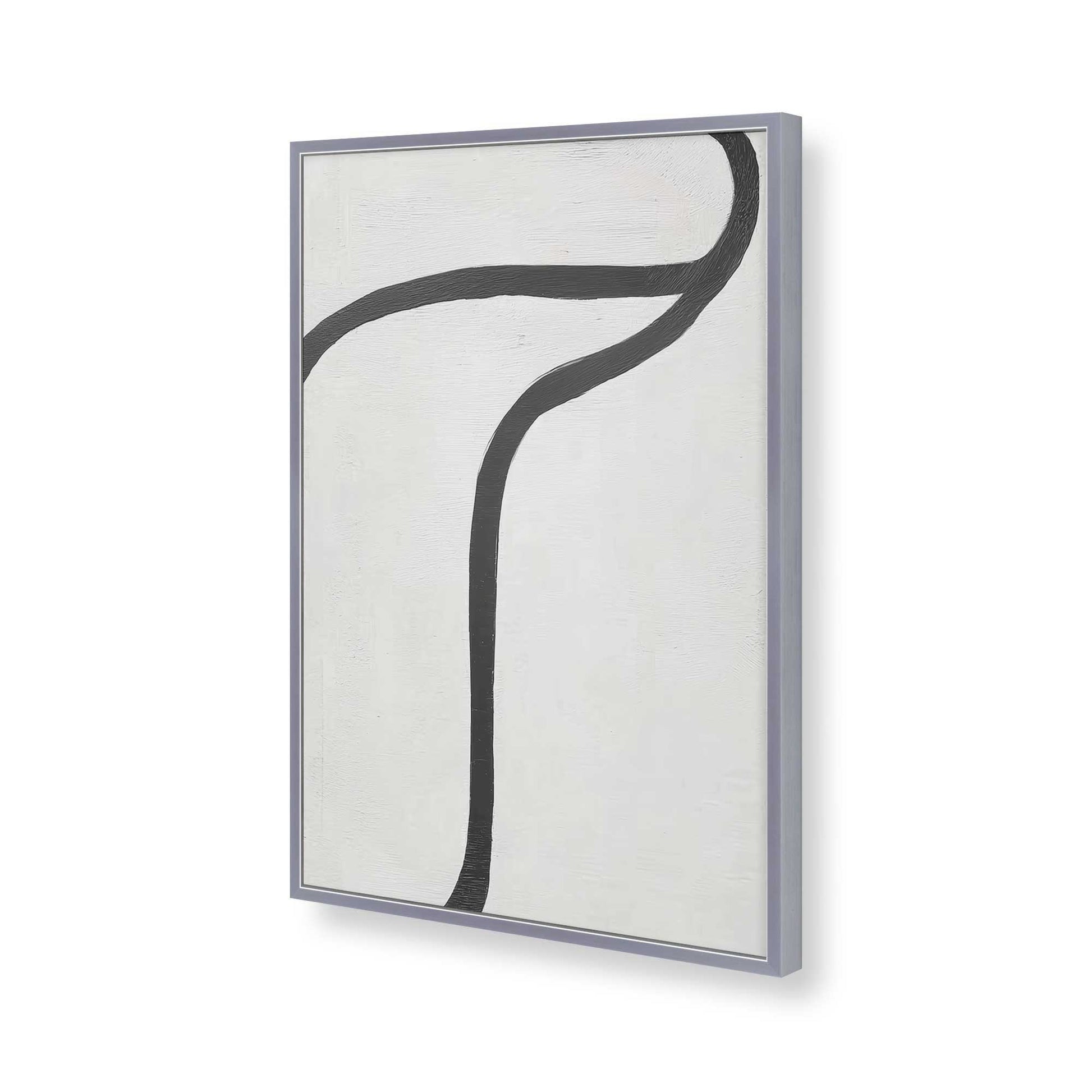 [Color:Polished Chrome], Picture of art in a Polished Chrome frame of the corner