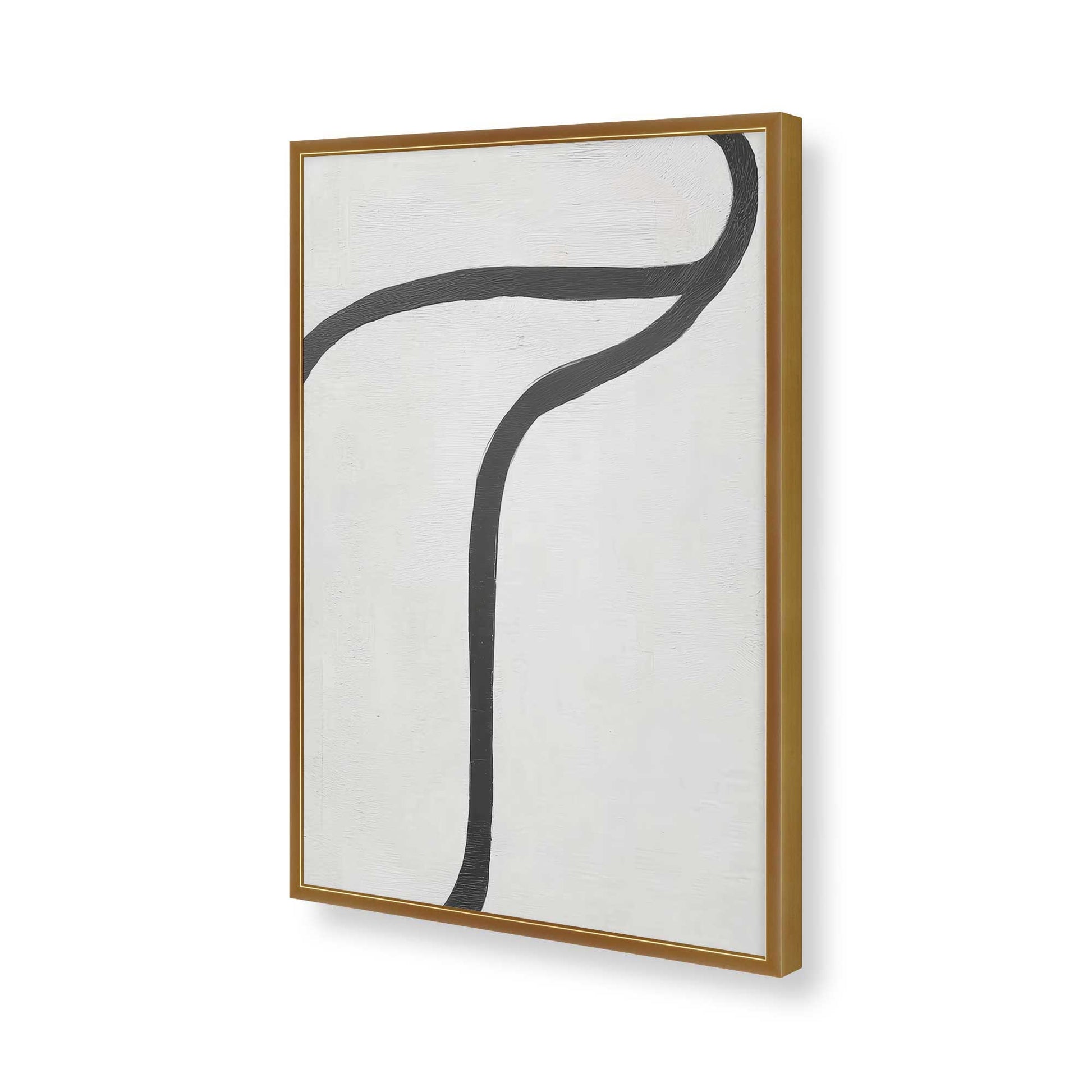 [Color:Polished Gold], Picture of art in a Polished Gold frame of the corner