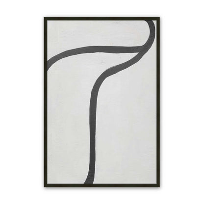 [Color:Satin Black], Picture of art in a Satin Black frame