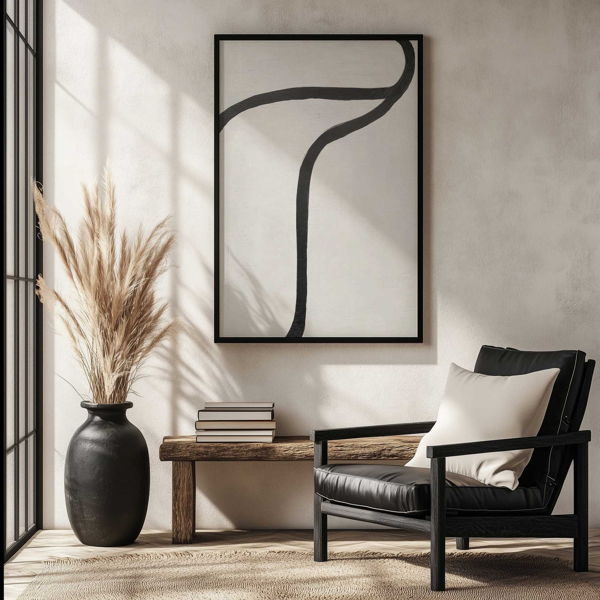 Picture of art in a room