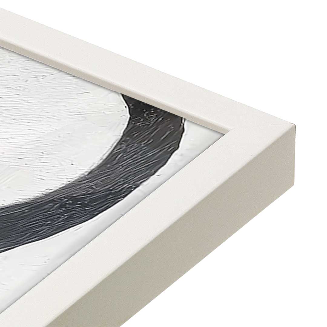 [Color:Opaque White], Picture of art in a Opaque White frame at an angle