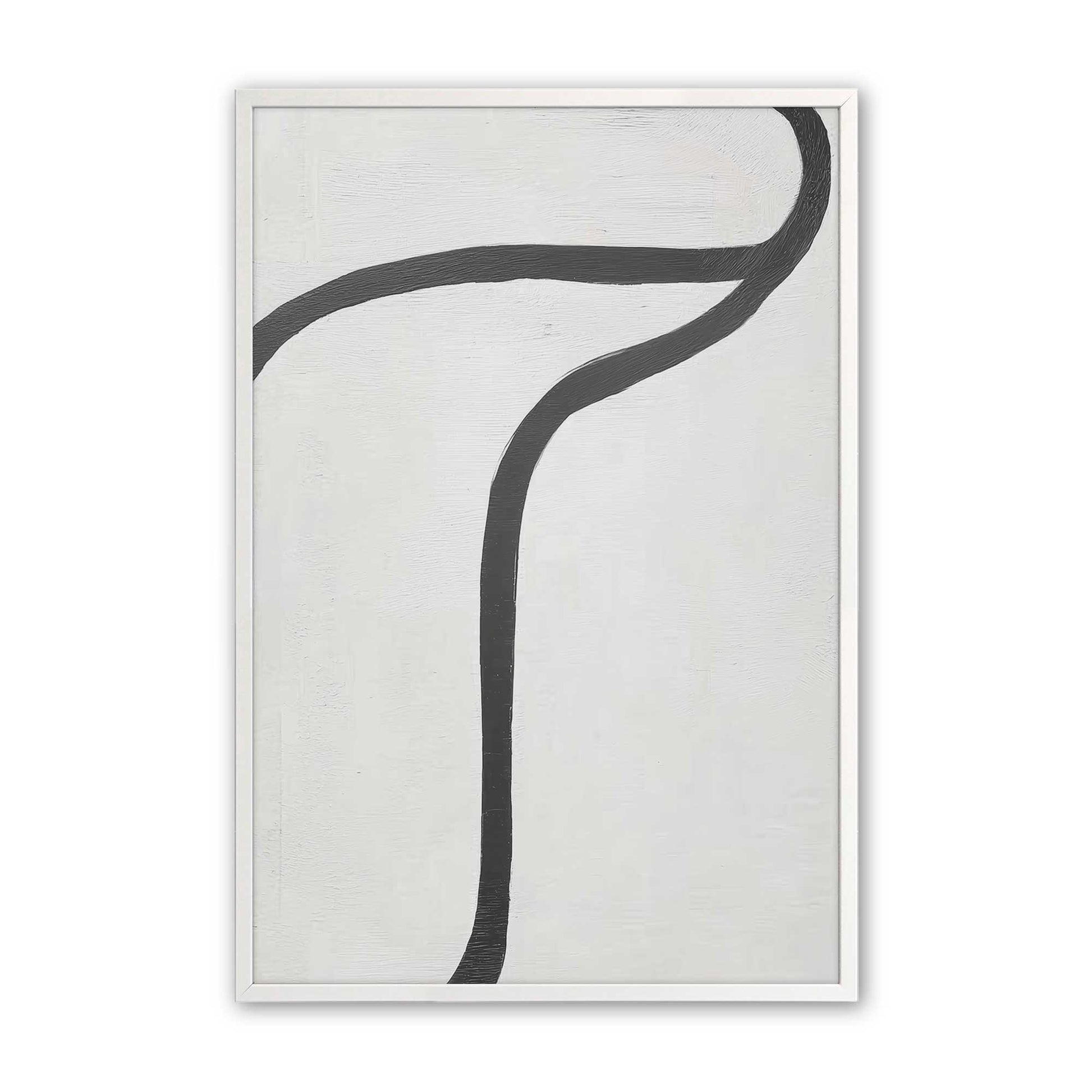 [Color:Opaque White], Picture of art in a Opaque White frame