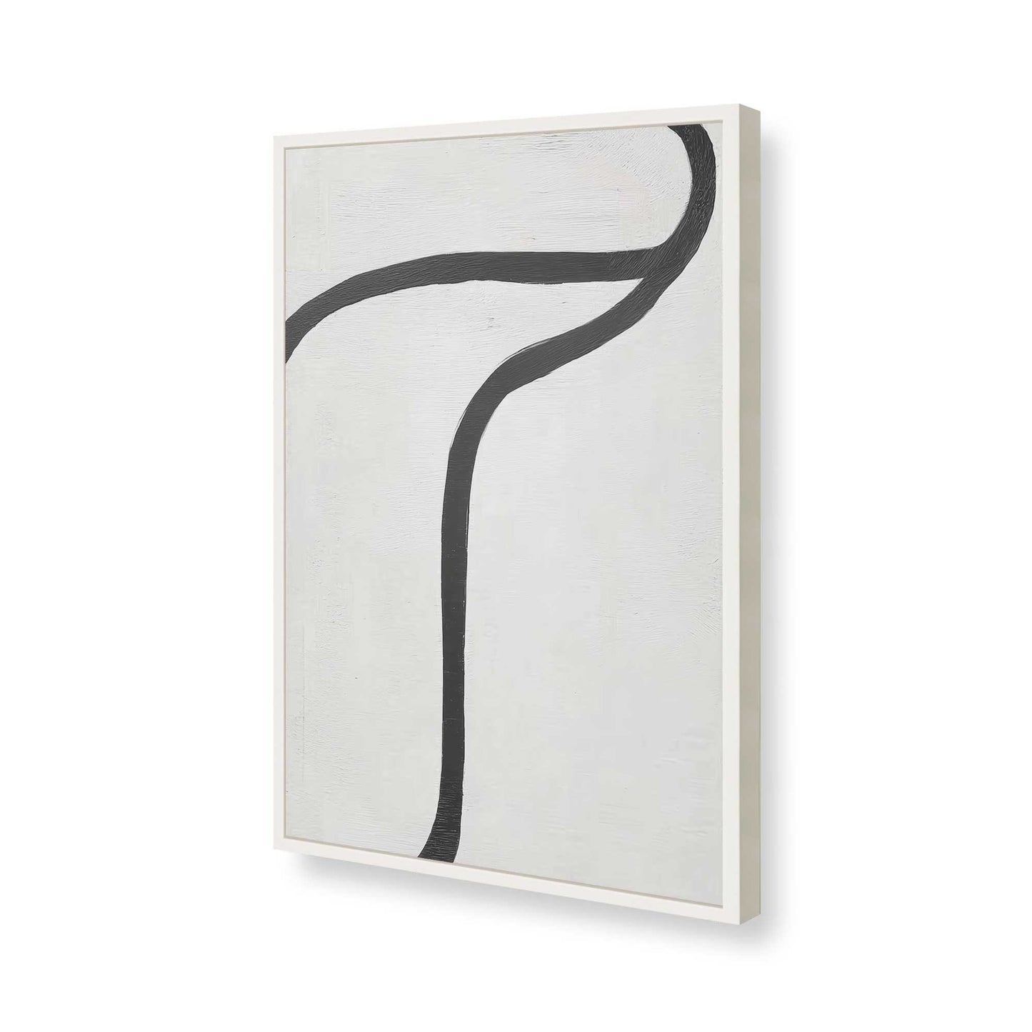[Color:Opaque White], Picture of art in a Opaque White frame of the corner