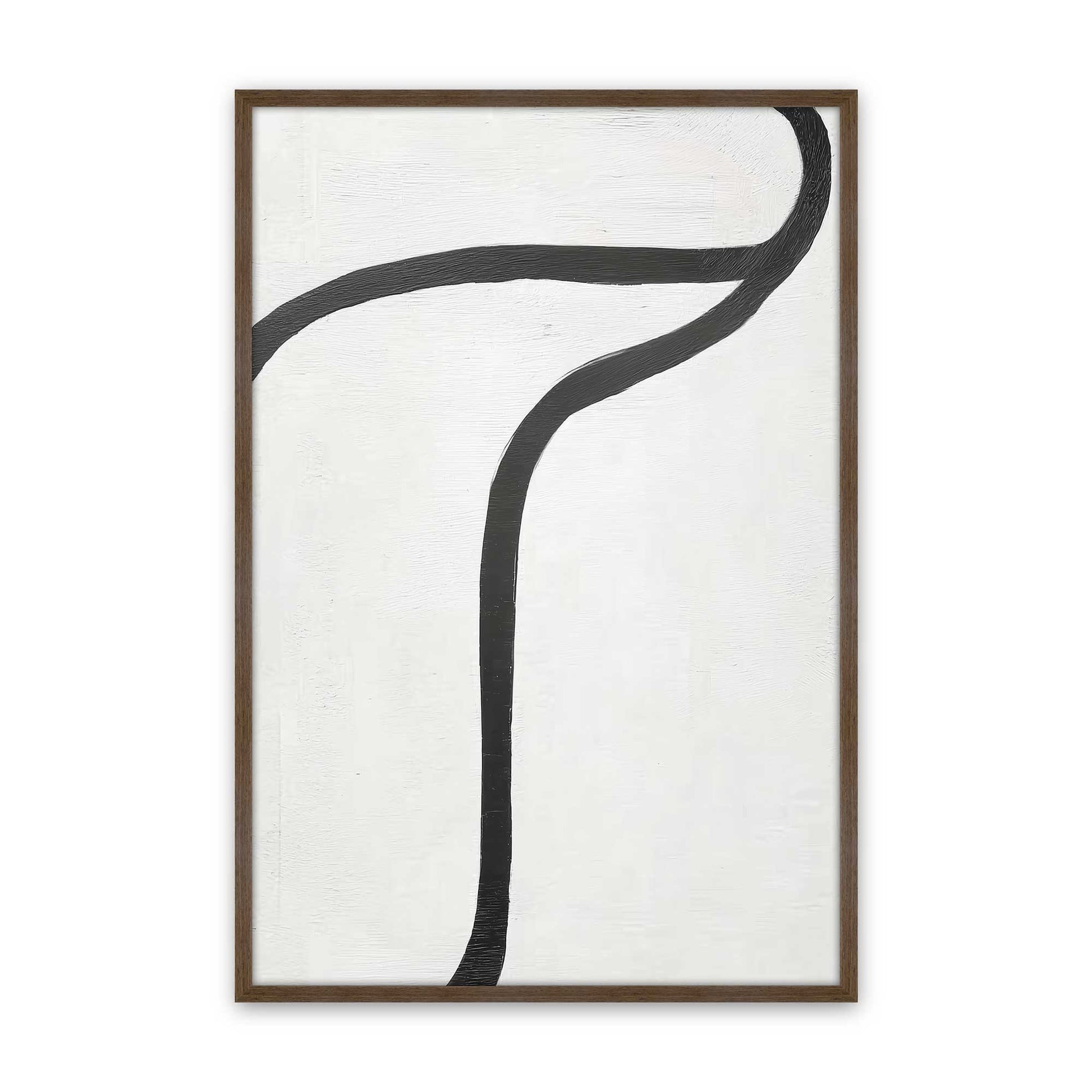 [Color:Walnut], Picture of art in a Walnut frame