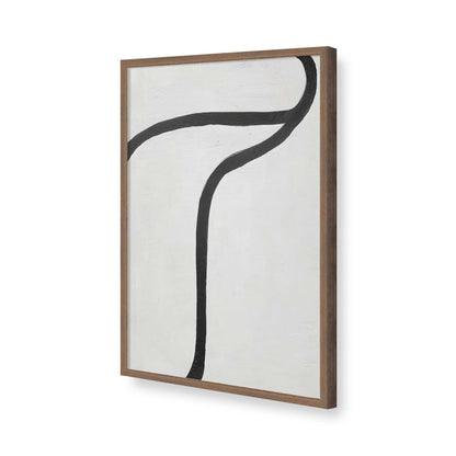 [Color:Walnut], Picture of art in a Walnut frame of the corner