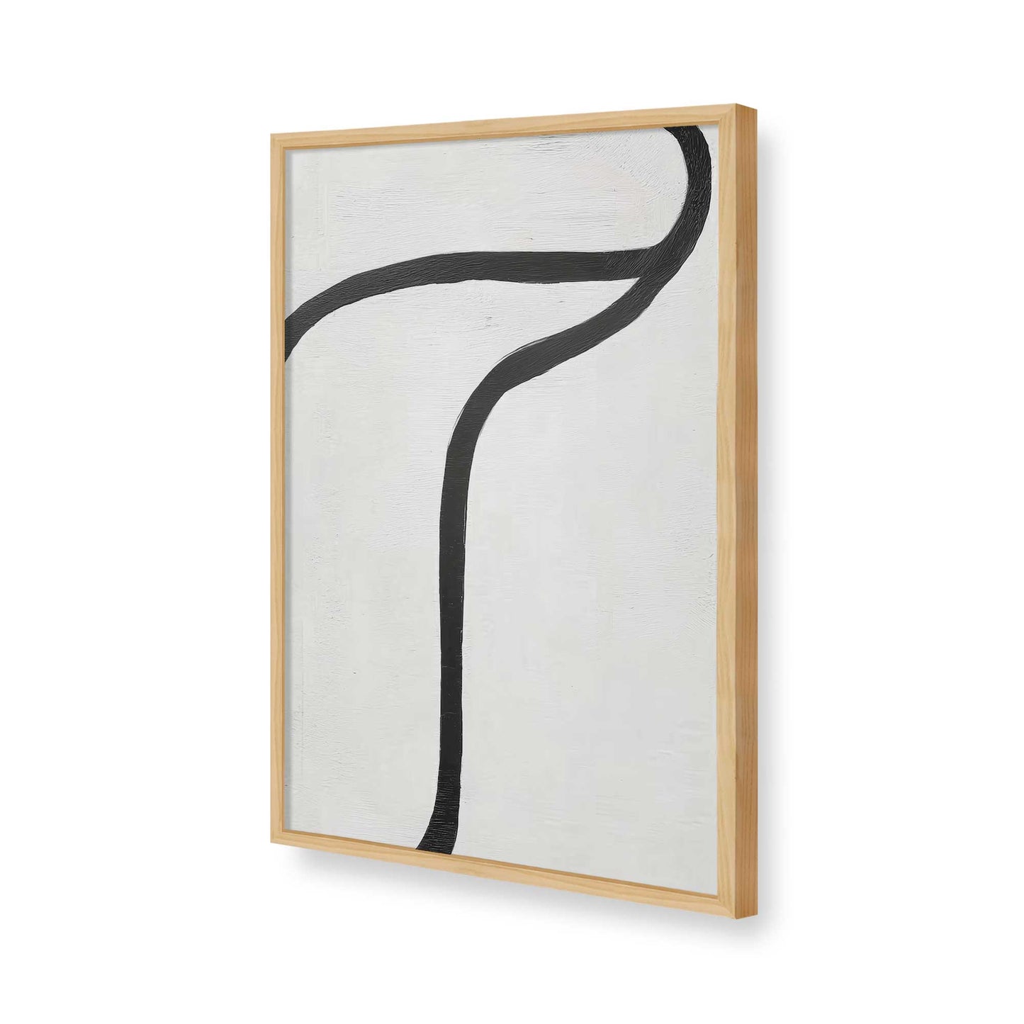 [Color:American Maple], Picture of art in a American Maple frame of the corner