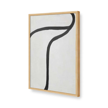 [Color:American Maple], Picture of art in a American Maple frame of the corner