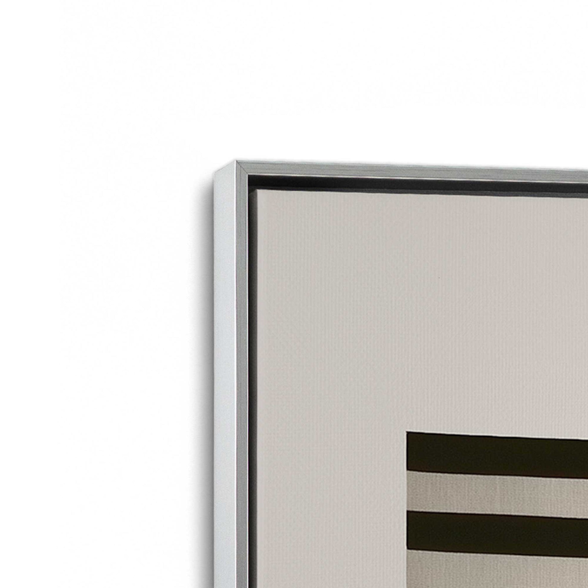 [Color:Polished Chrome], Picture of art in a Polished Chrome frame at an angle