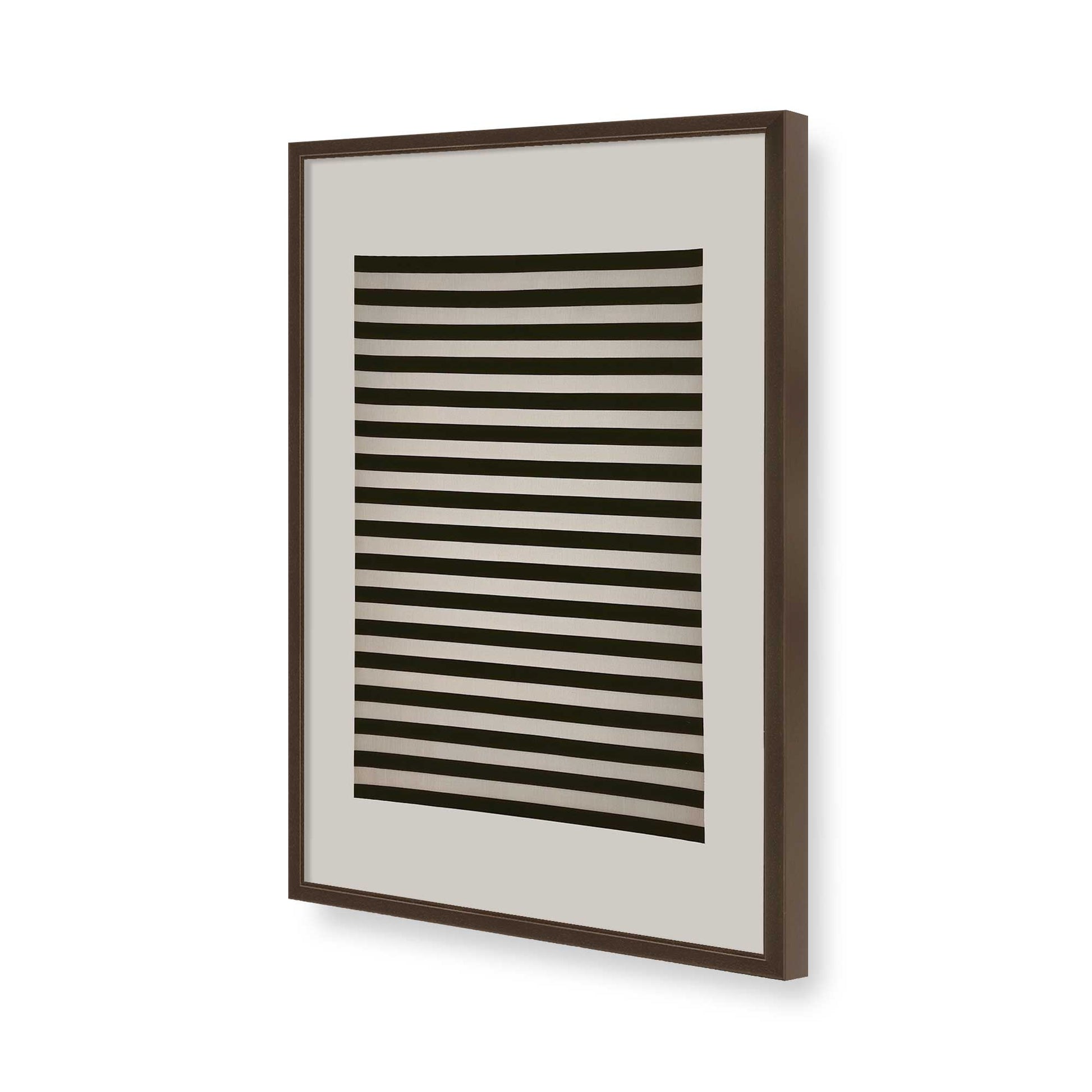[Color:Brown], Picture of art in a Brown frame of the corner