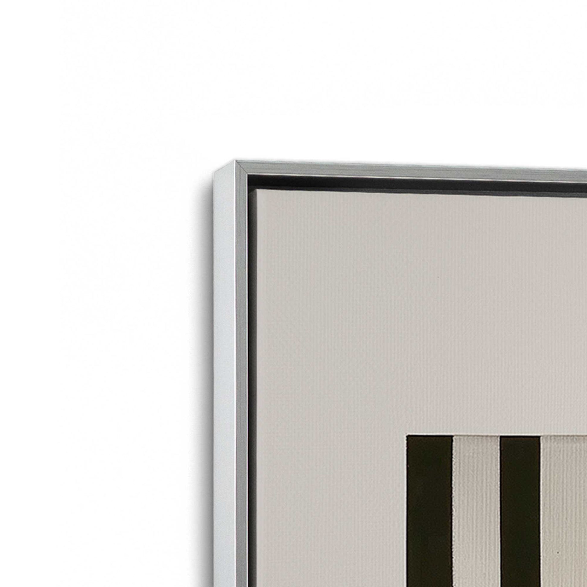 [Color:Polished Chrome], Picture of art in a Polished Chrome frame at an angle