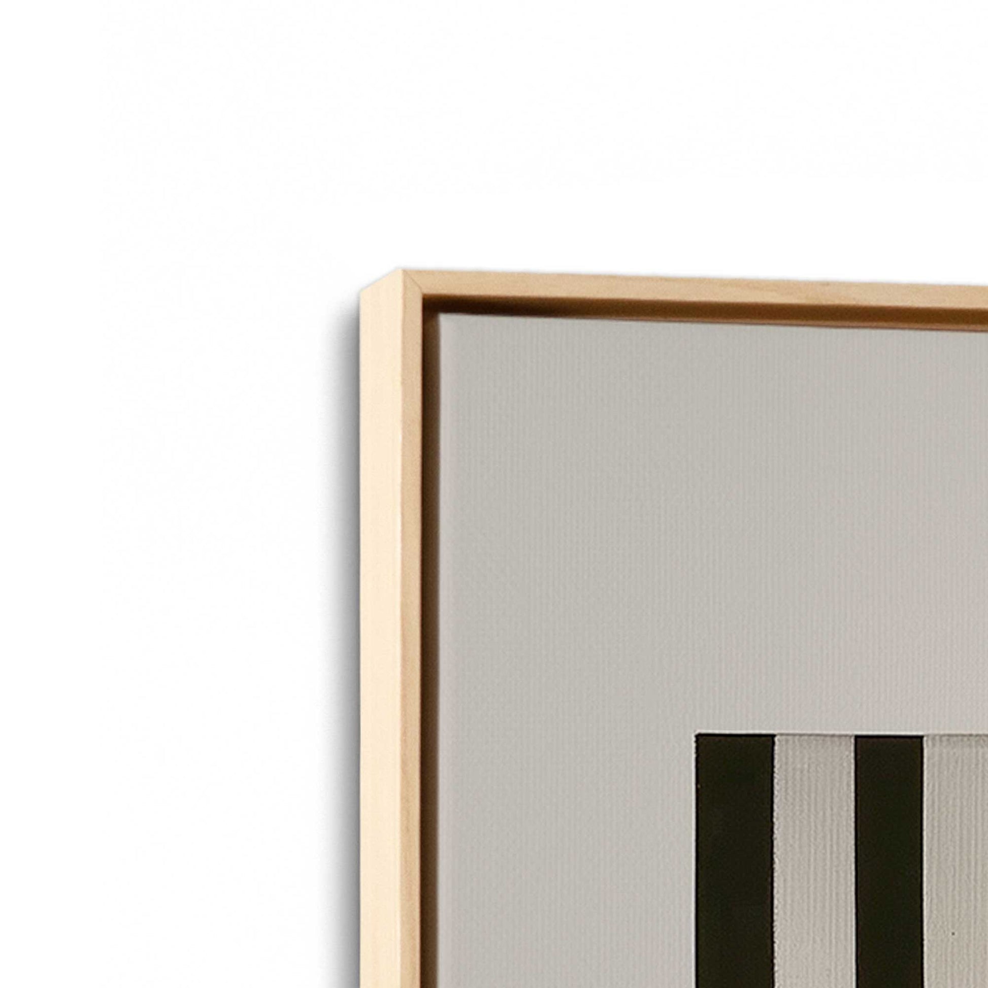 [Color:American Maple], Picture of art in a American Maple frame at an angle