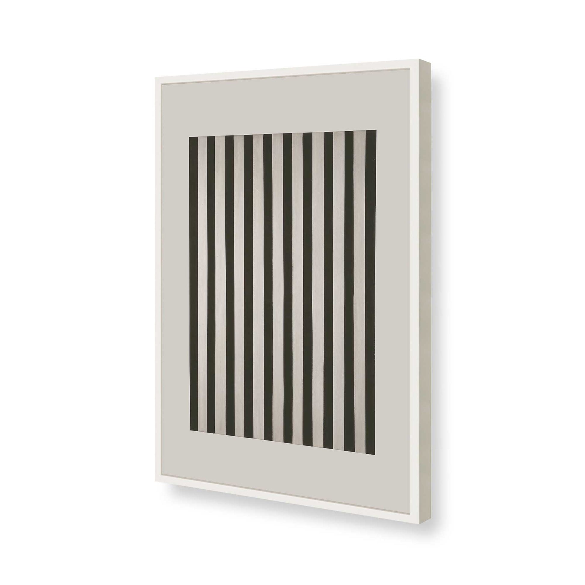[Color:Opaque White], Picture of art in a Opaque White frame of the corner