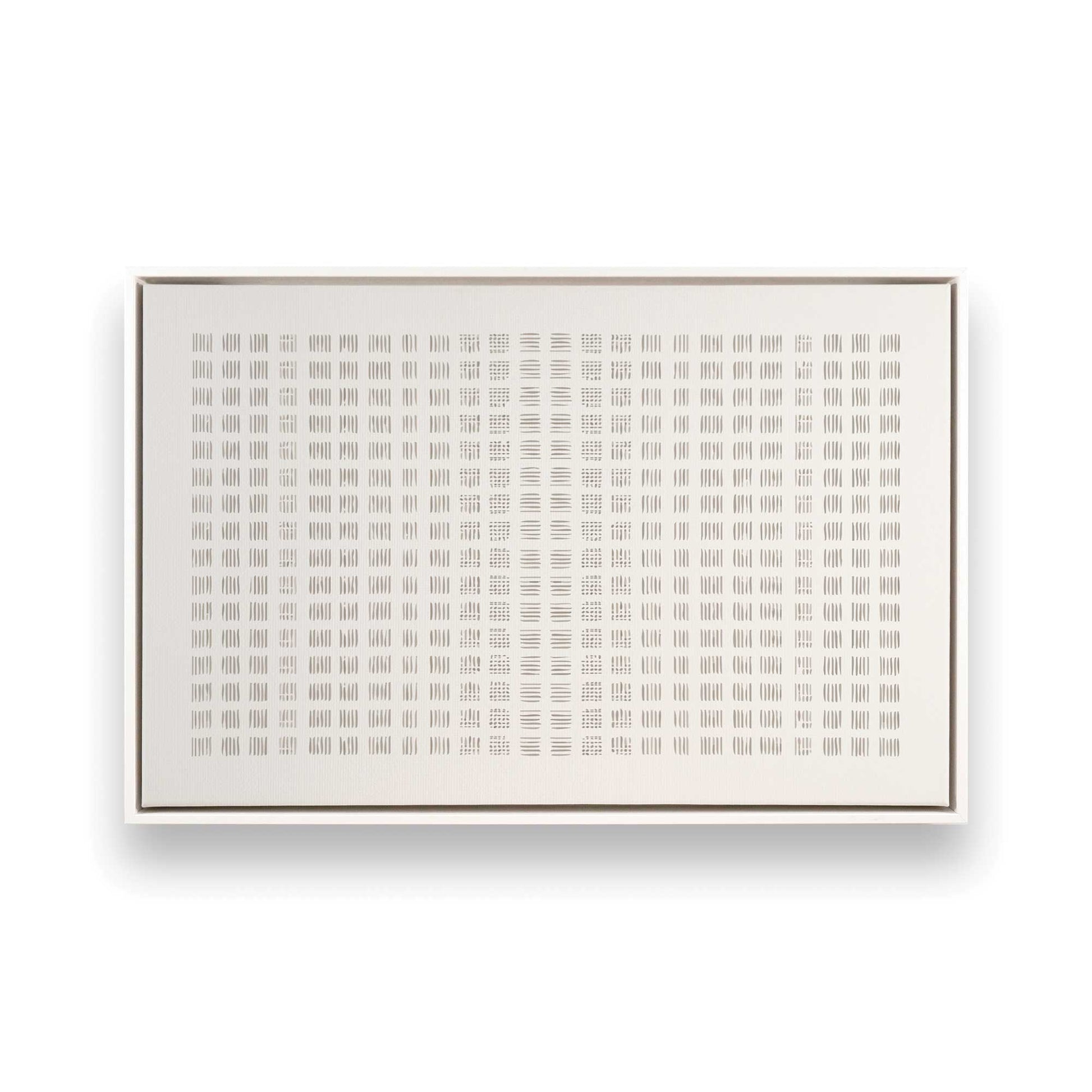 [Color:Opaque White], Picture of art in a White frame