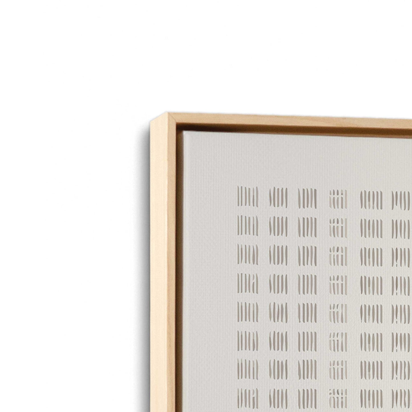 [Color:American Maple], Picture of art in a American Maple frame at an angle
