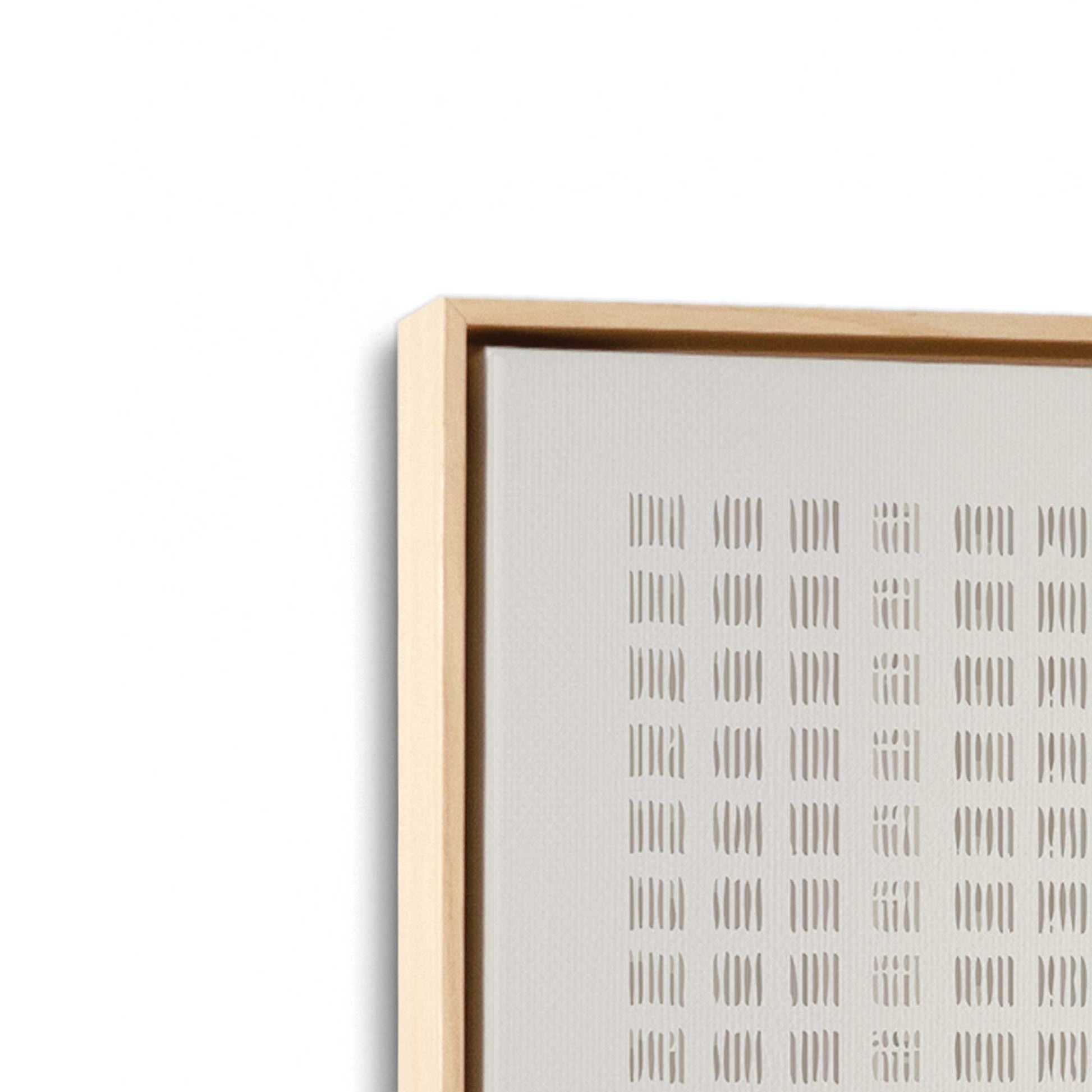[Color:American Maple], Picture of art in a American Maple frame at an angle