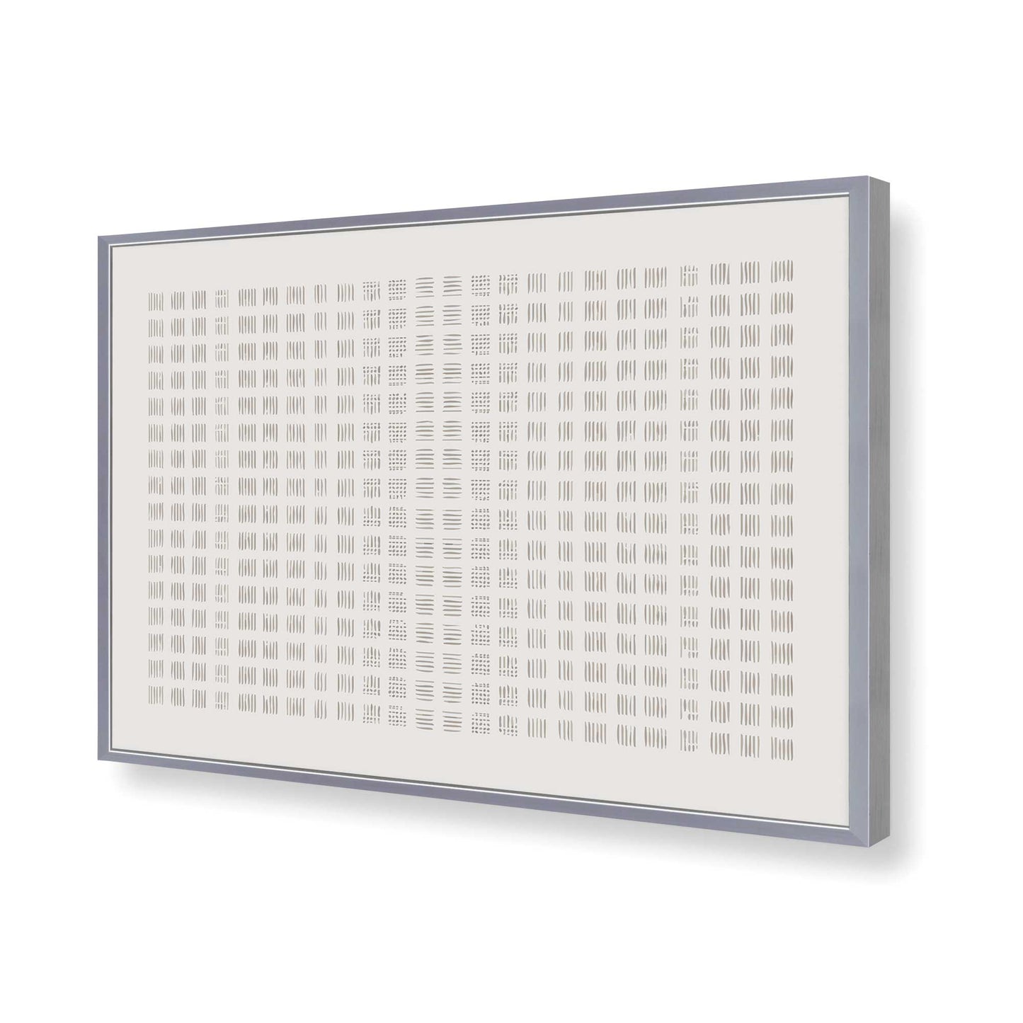 [Color:Polished Chrome], Picture of art in a Polished Chrome frame of the corner