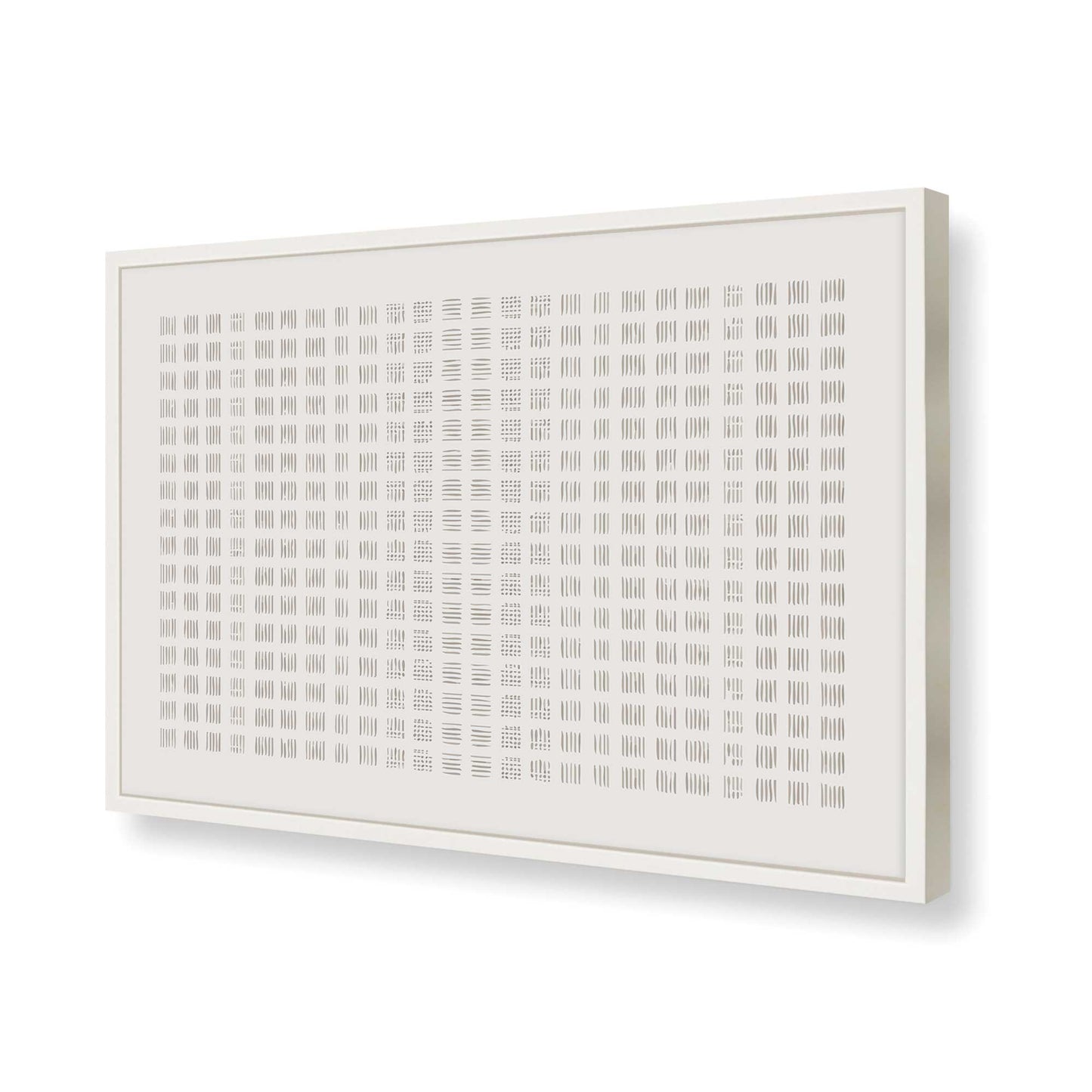 [Color:Opaque White], Picture of art in a Opaque White frame of the corner