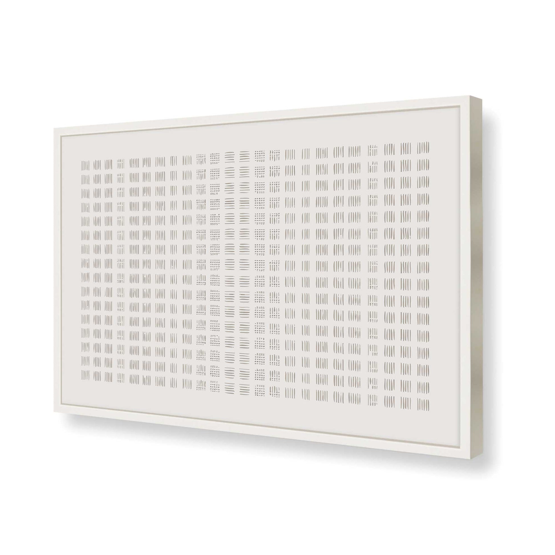 [Color:Opaque White], Picture of art in a Opaque White frame of the corner