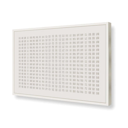 [Color:Opaque White], Picture of art in a Opaque White frame of the corner