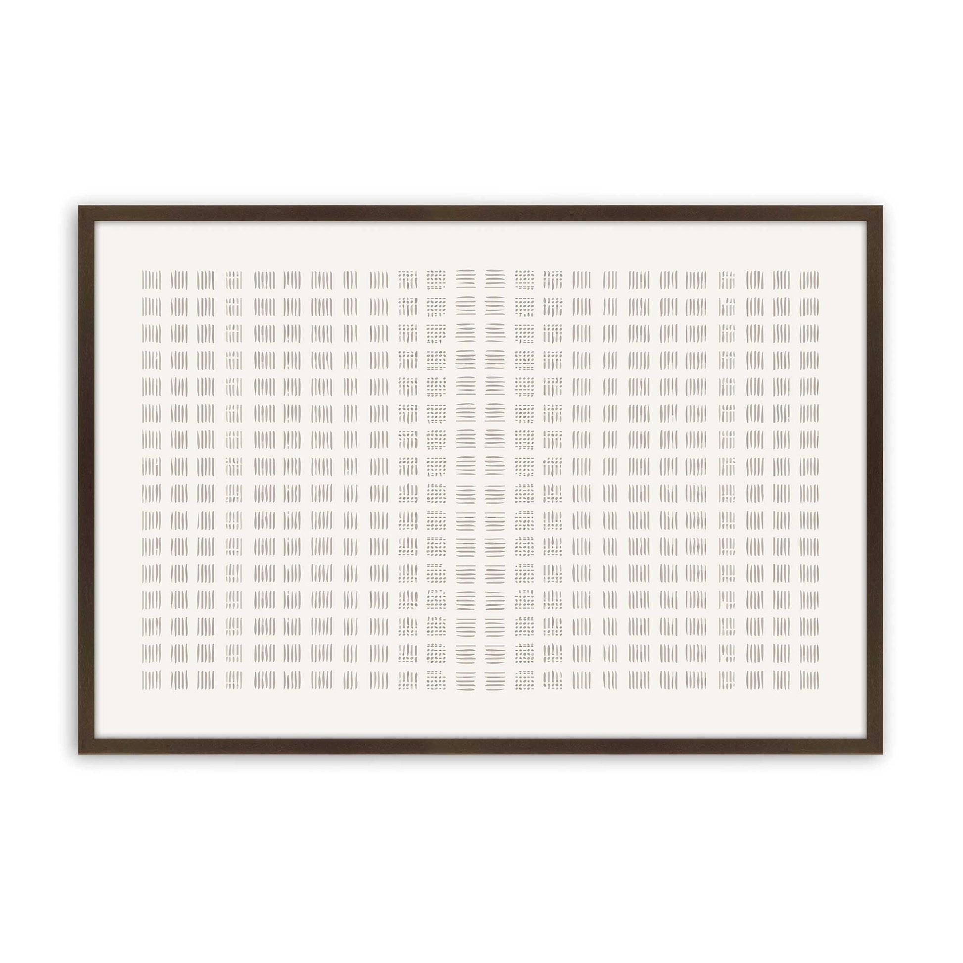 [Color:Brown], Picture of art in a Brown frame