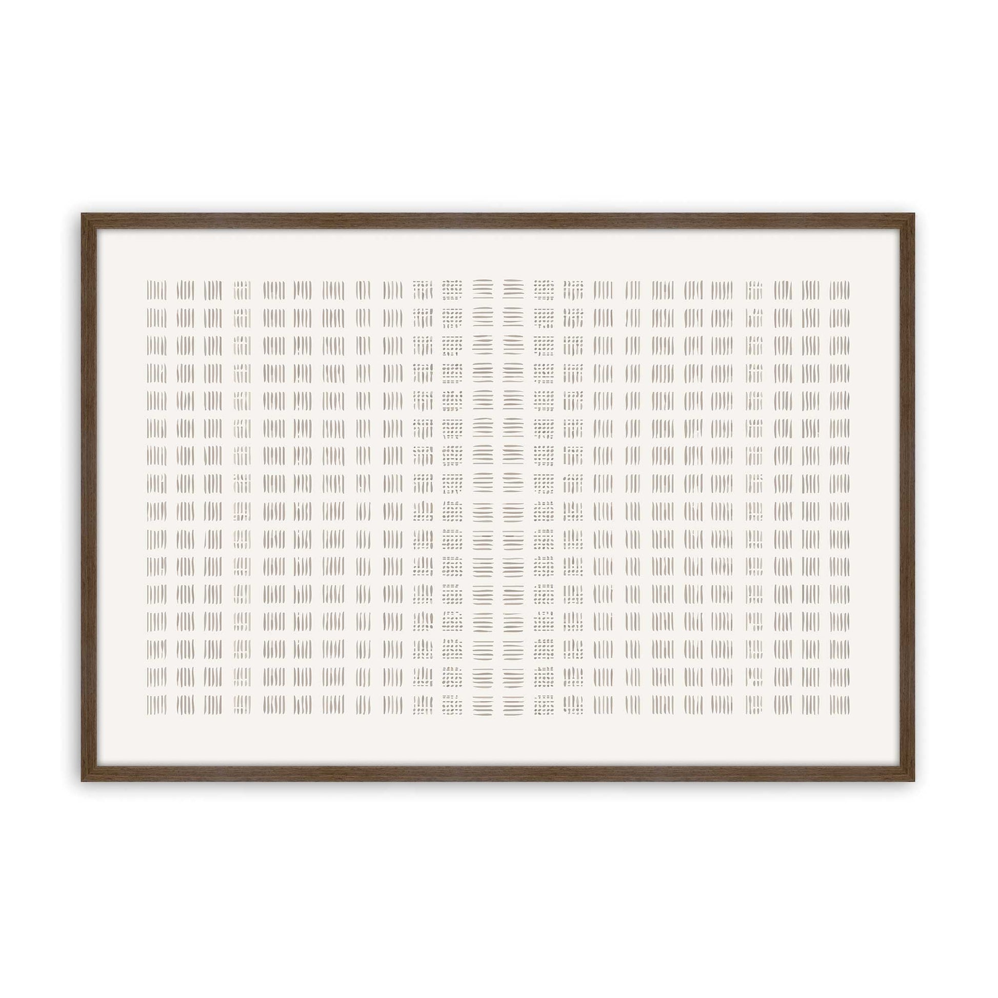 [Color:Walnut], Picture of art in a Walnut frame
