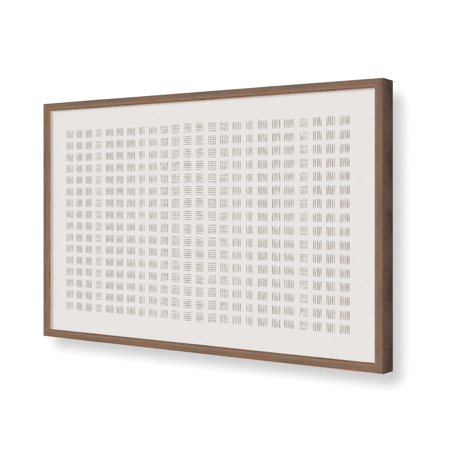 [Color:Walnut], Picture of art in a Walnut frame of the corner