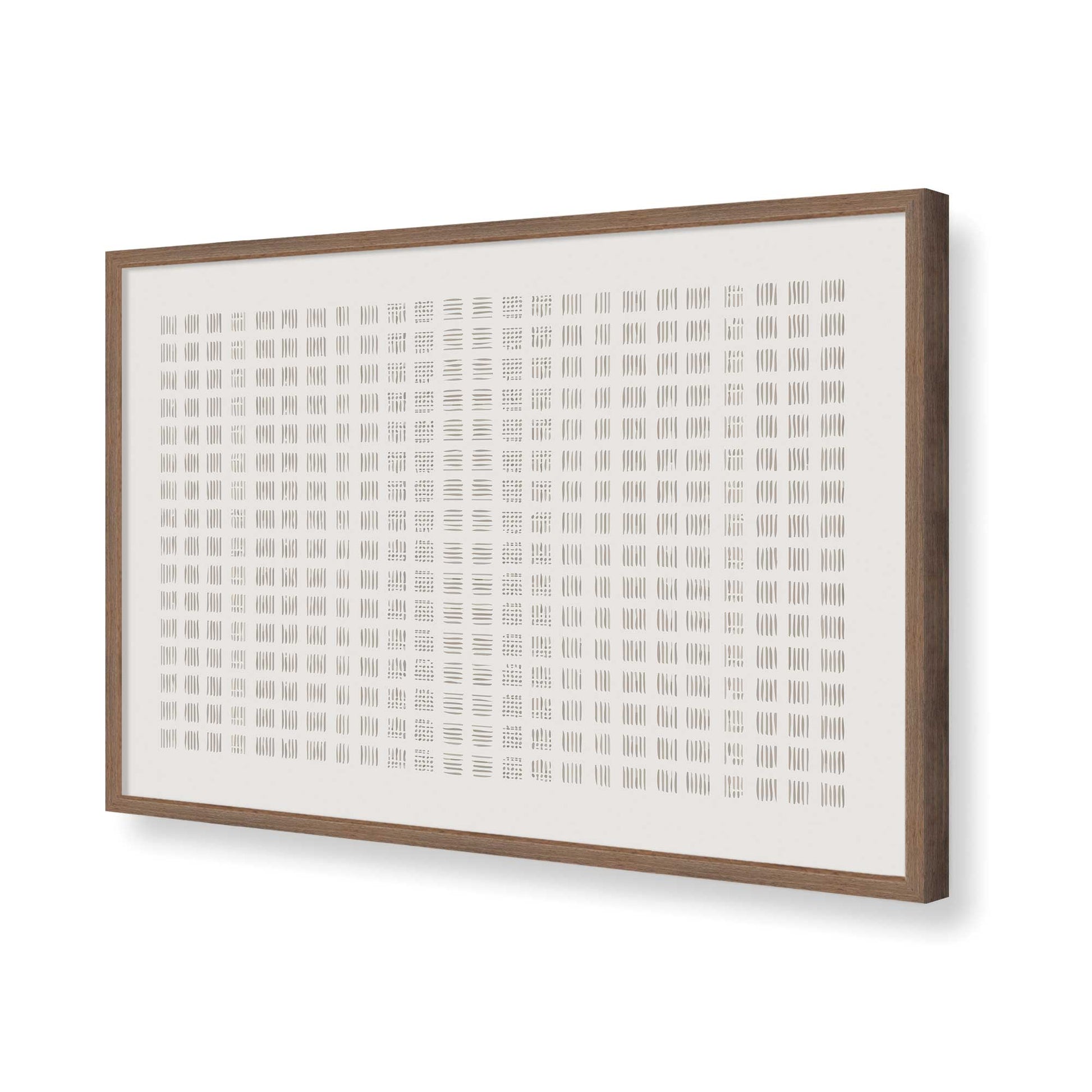 [Color:Walnut], Picture of art in a Walnut frame of the corner