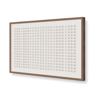 [Color:Walnut], Picture of art in a Walnut frame of the corner