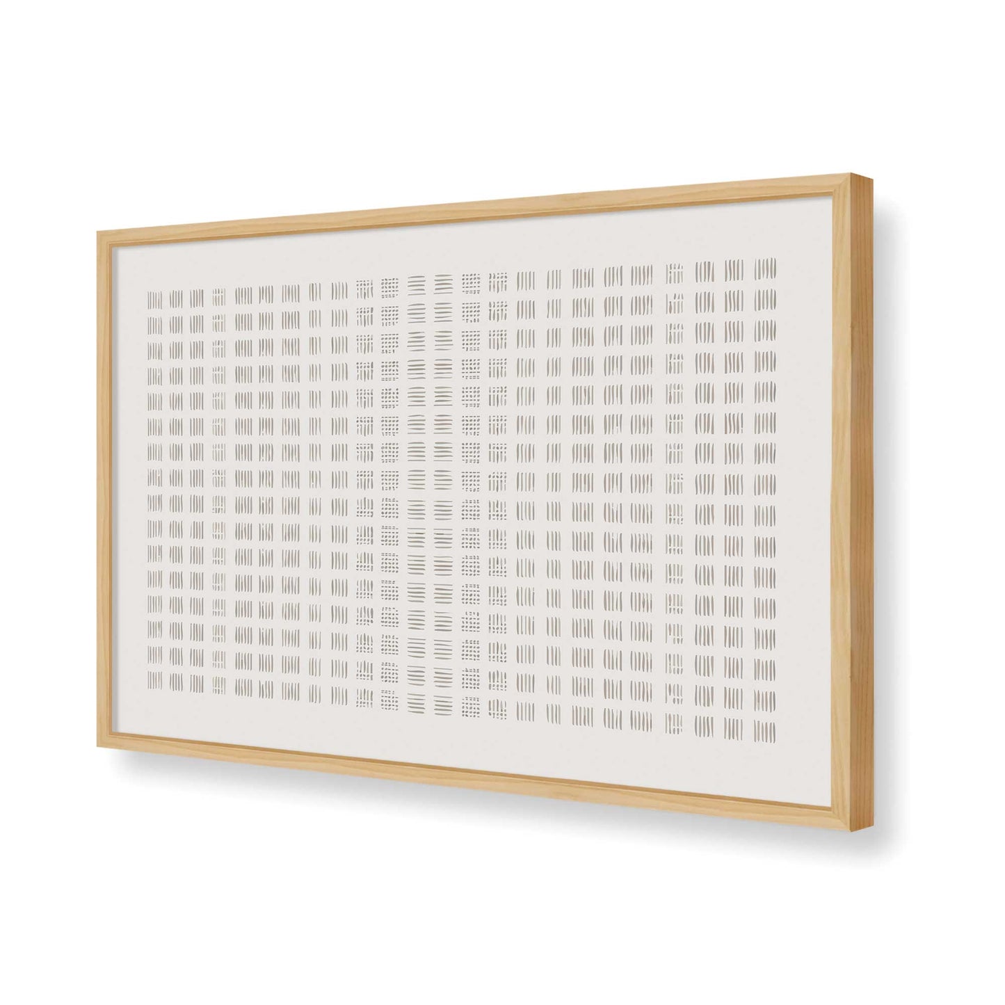 [Color:American Maple], Picture of art in a American Maple frame of the corner
