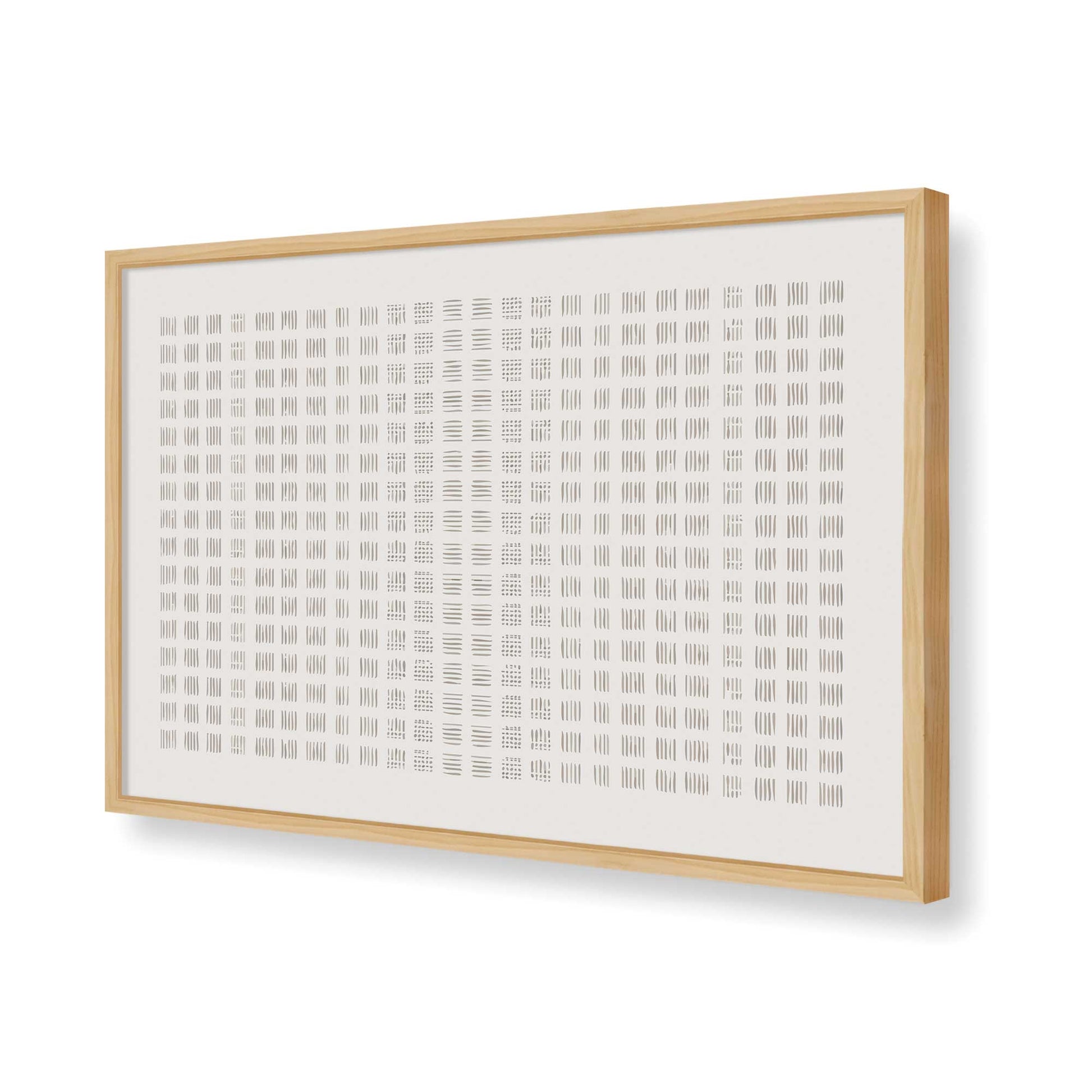 [Color:American Maple], Picture of art in a American Maple frame of the corner