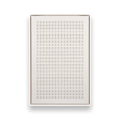 [Color:Opaque White], Picture of art in a White frame