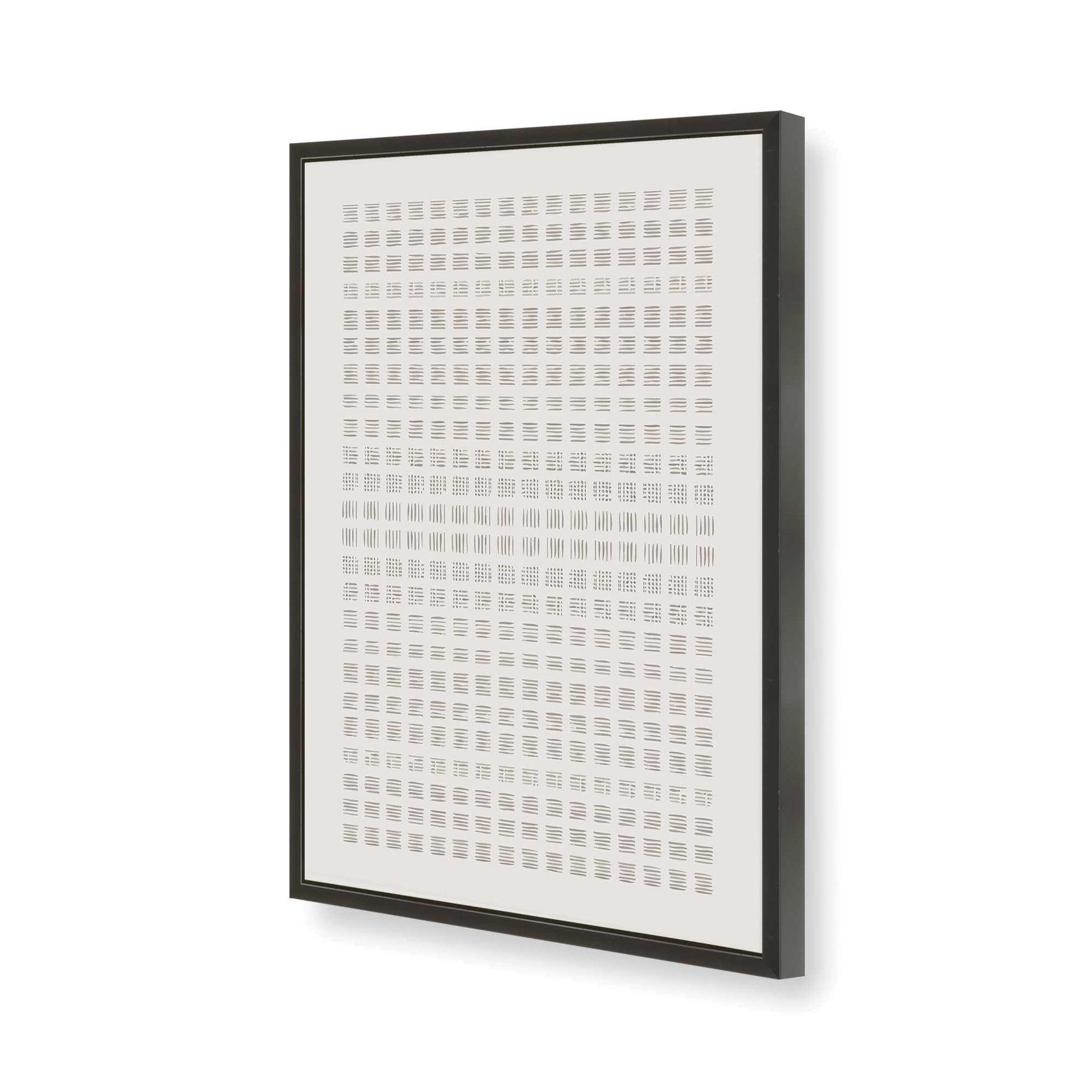 [Color:Satin Black], Picture of art in a Satin Black frame of the corner