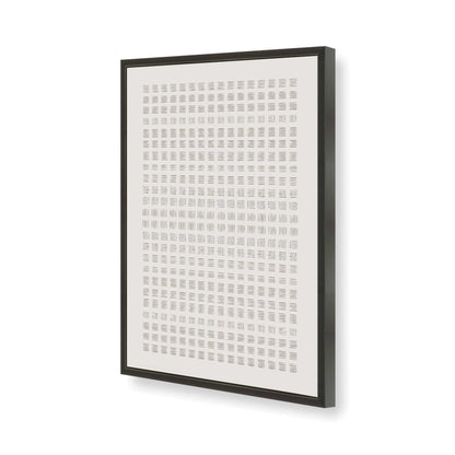 [Color:Satin Black], Picture of art in a Satin Black frame of the corner