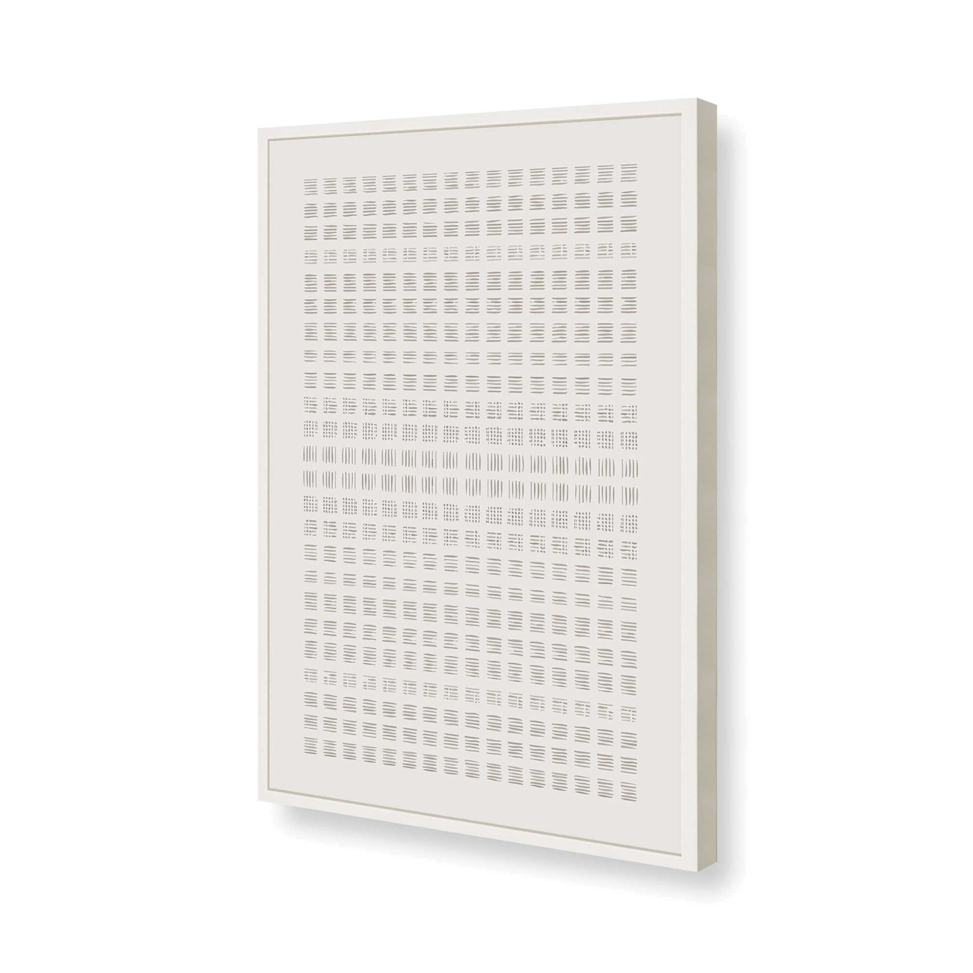 [Color:Opaque White], Picture of art in a Opaque White frame of the corner