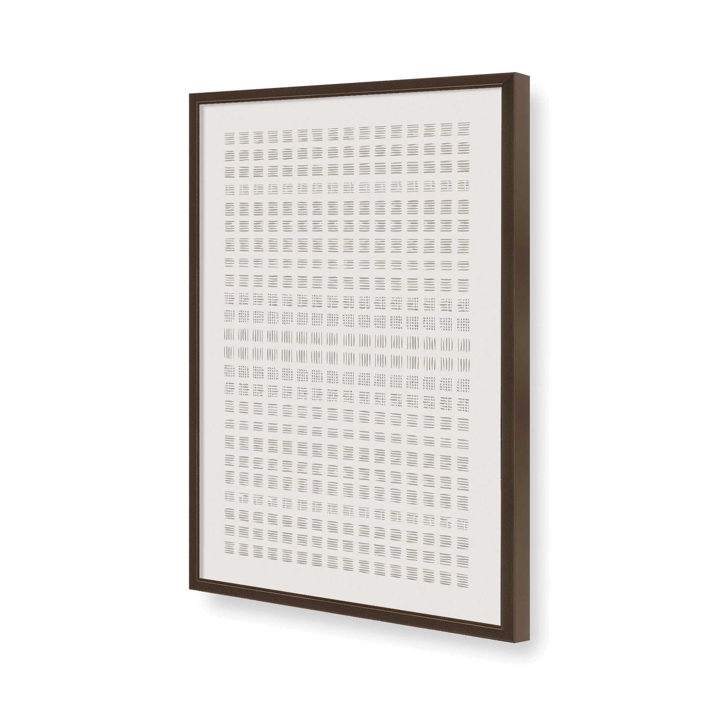 [Color:Brown], Picture of art in a Brown frame of the corner