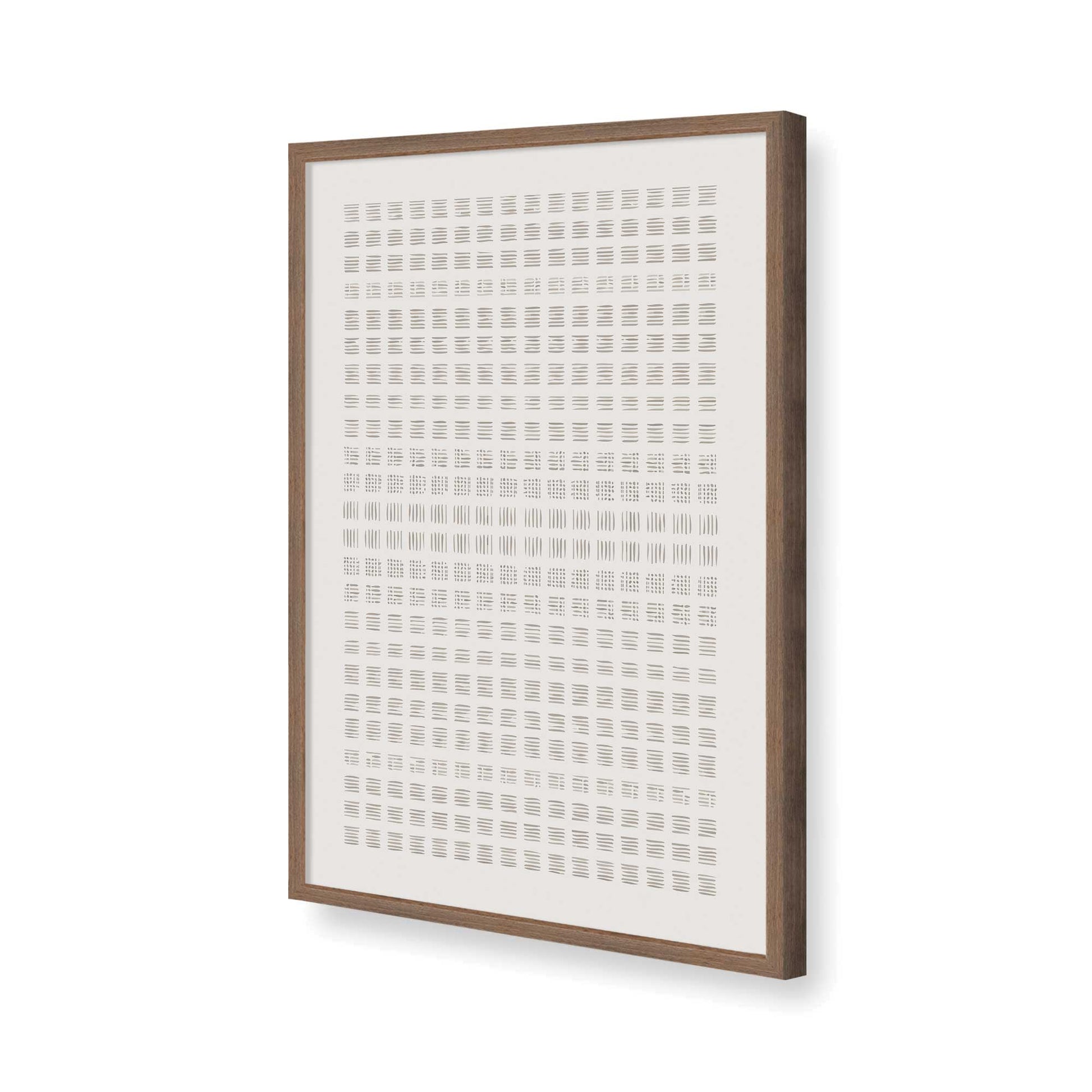 [Color:Walnut], Picture of art in a Walnut frame of the corner