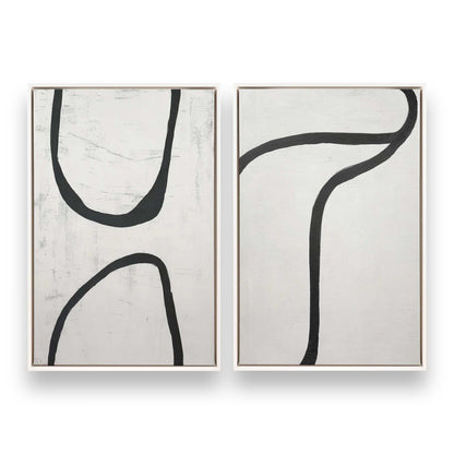 [Color:Opaque White], Picture of art in a White frame