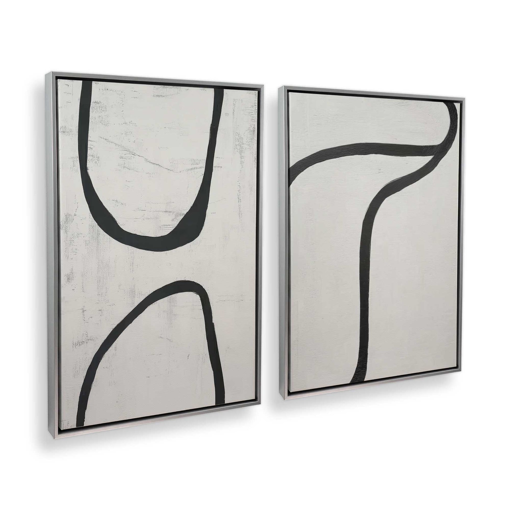 [Color:Polished Chrome], Picture of art in a Polished Chrome frame at an angle