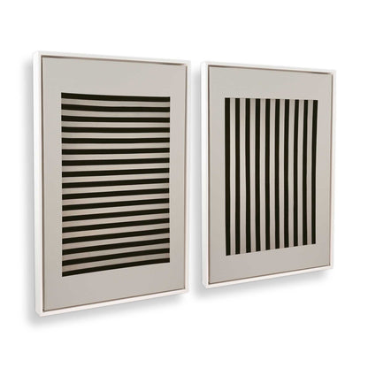[Color:Opaque White], Picture of art in a White frame at an angle