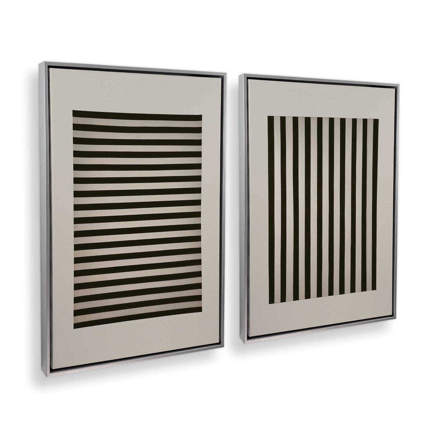 [Color:Polished Chrome], Picture of art in a Polished Chrome frame at an angle