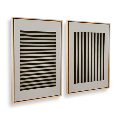 [Color:American Maple], Picture of art in a American Maple frame at an angle