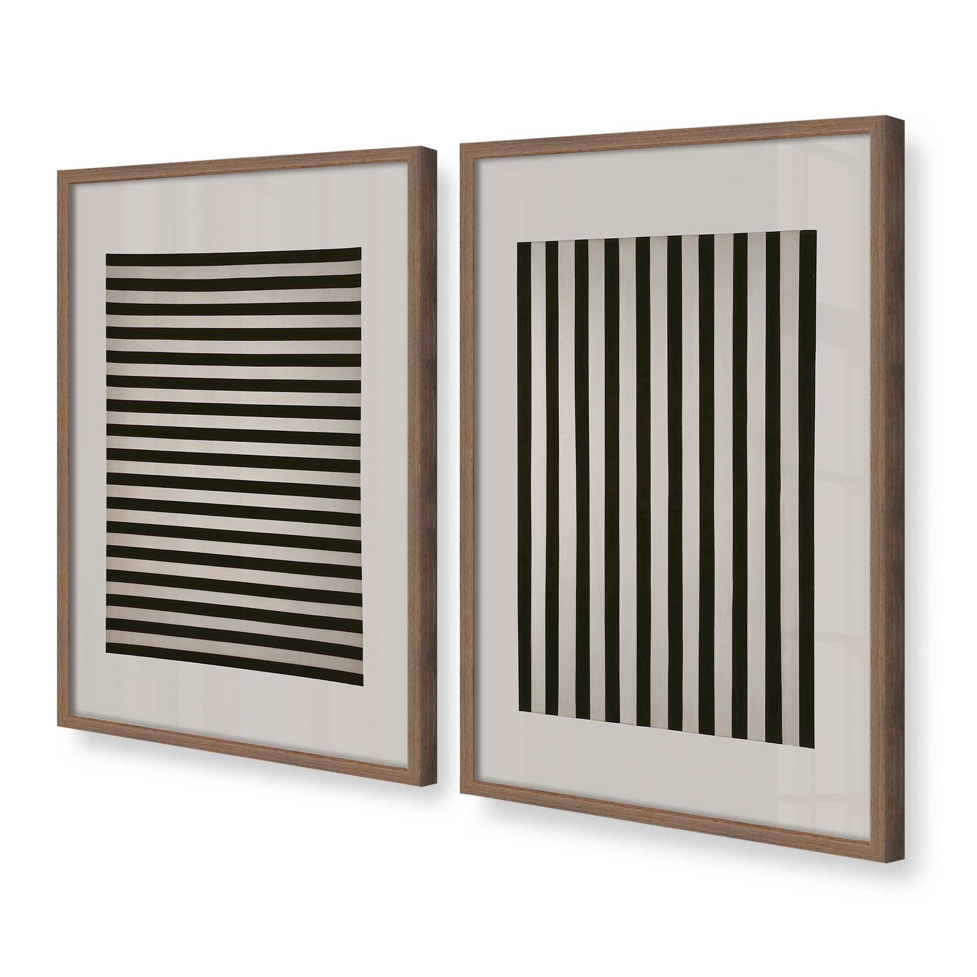 [Color:Walnut], Picture of art in a Walnut frame at an angle